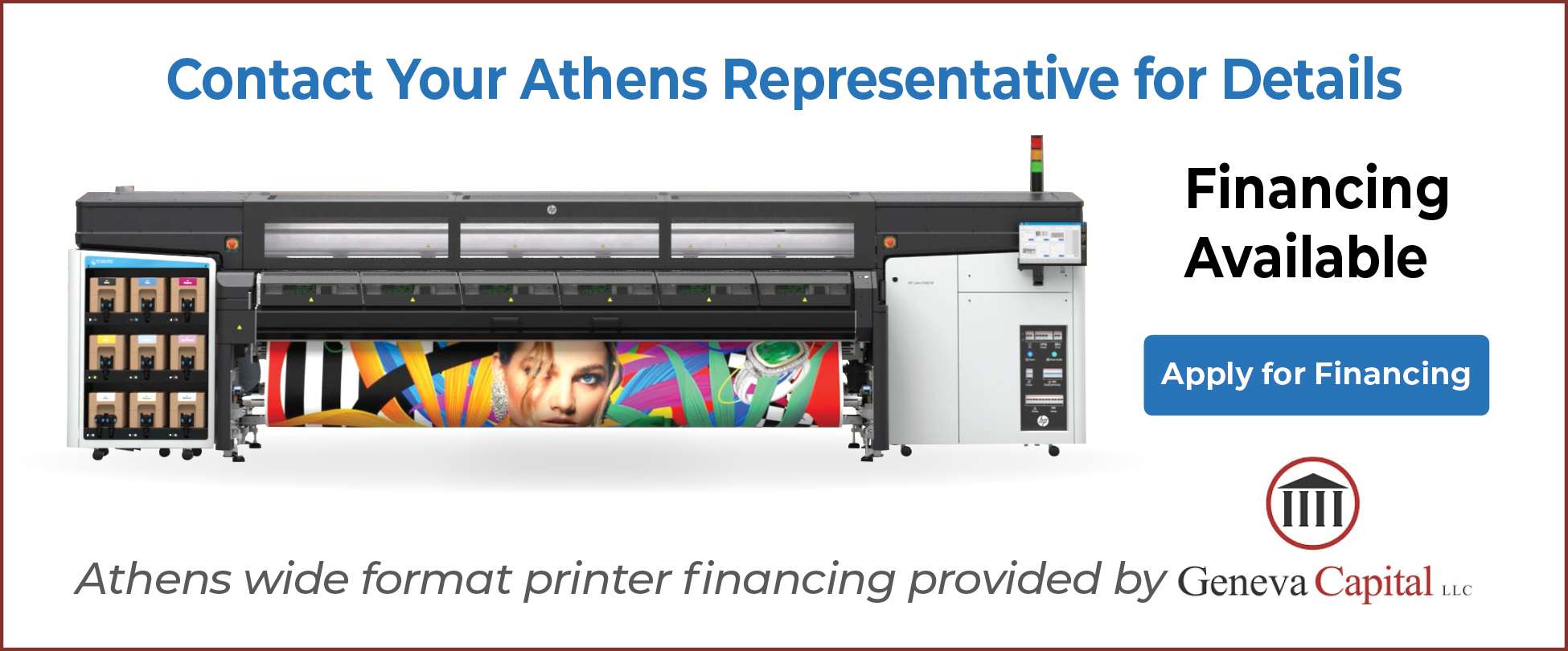 Athens HP Financing Image HP Latex FS60 6.25